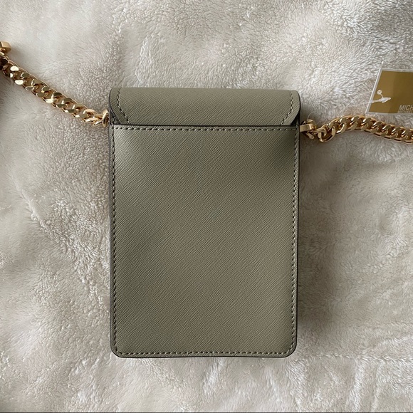 NWT Michael Kors, small olive green crossbody purse - Picture 5 of 9